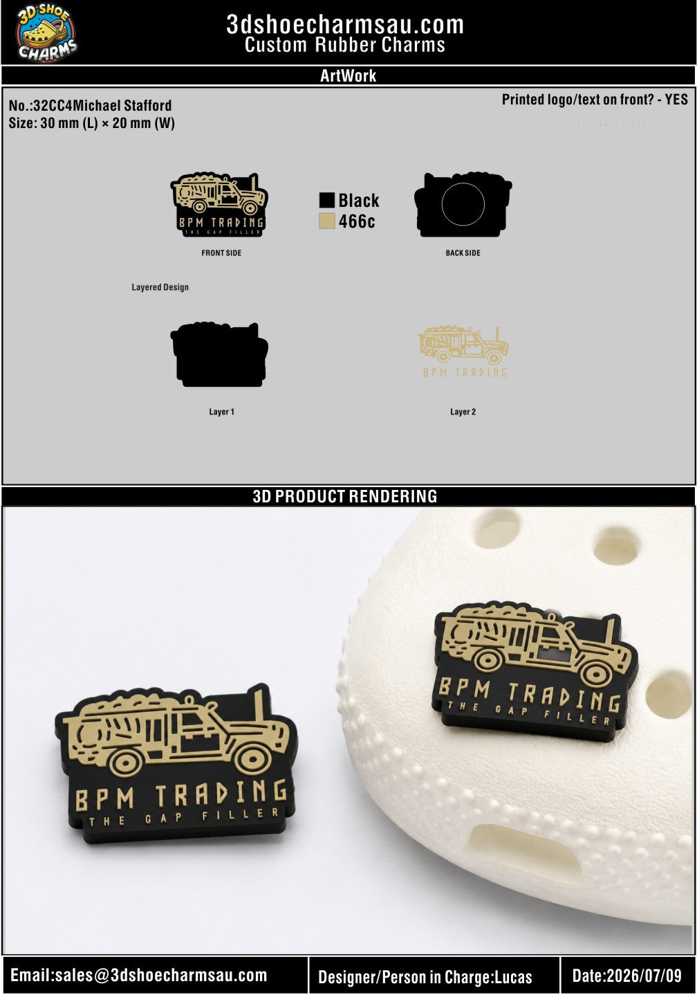 Custom Rubber Clog Charms - 20260709- 32 - 1