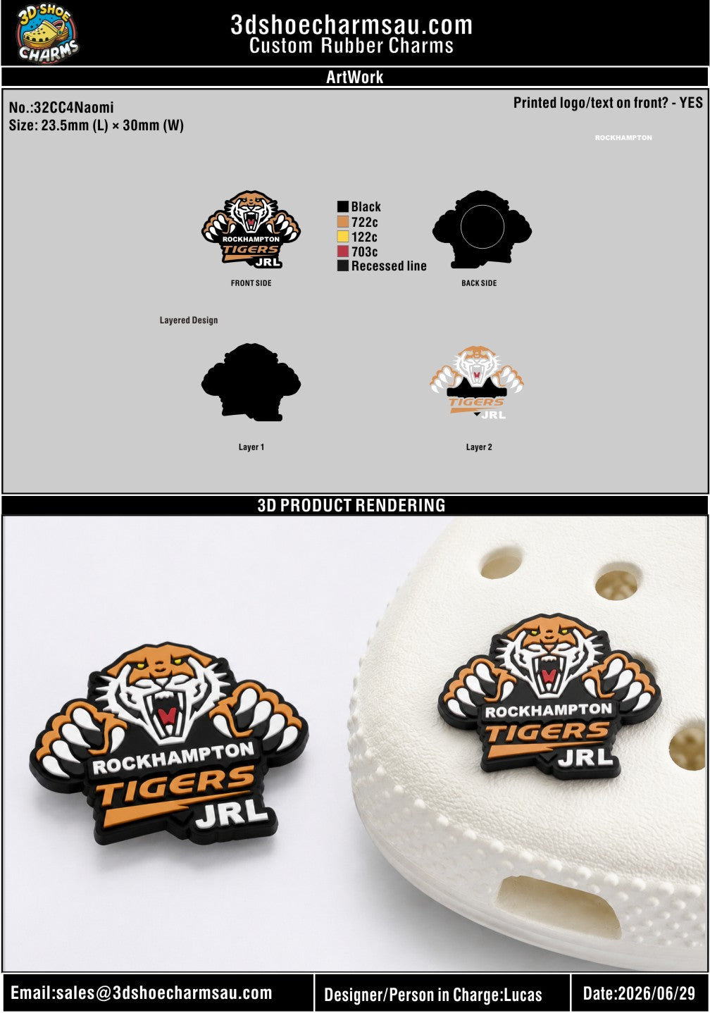 Custom Rubber Clog Charms - 20260701- 32 - 1