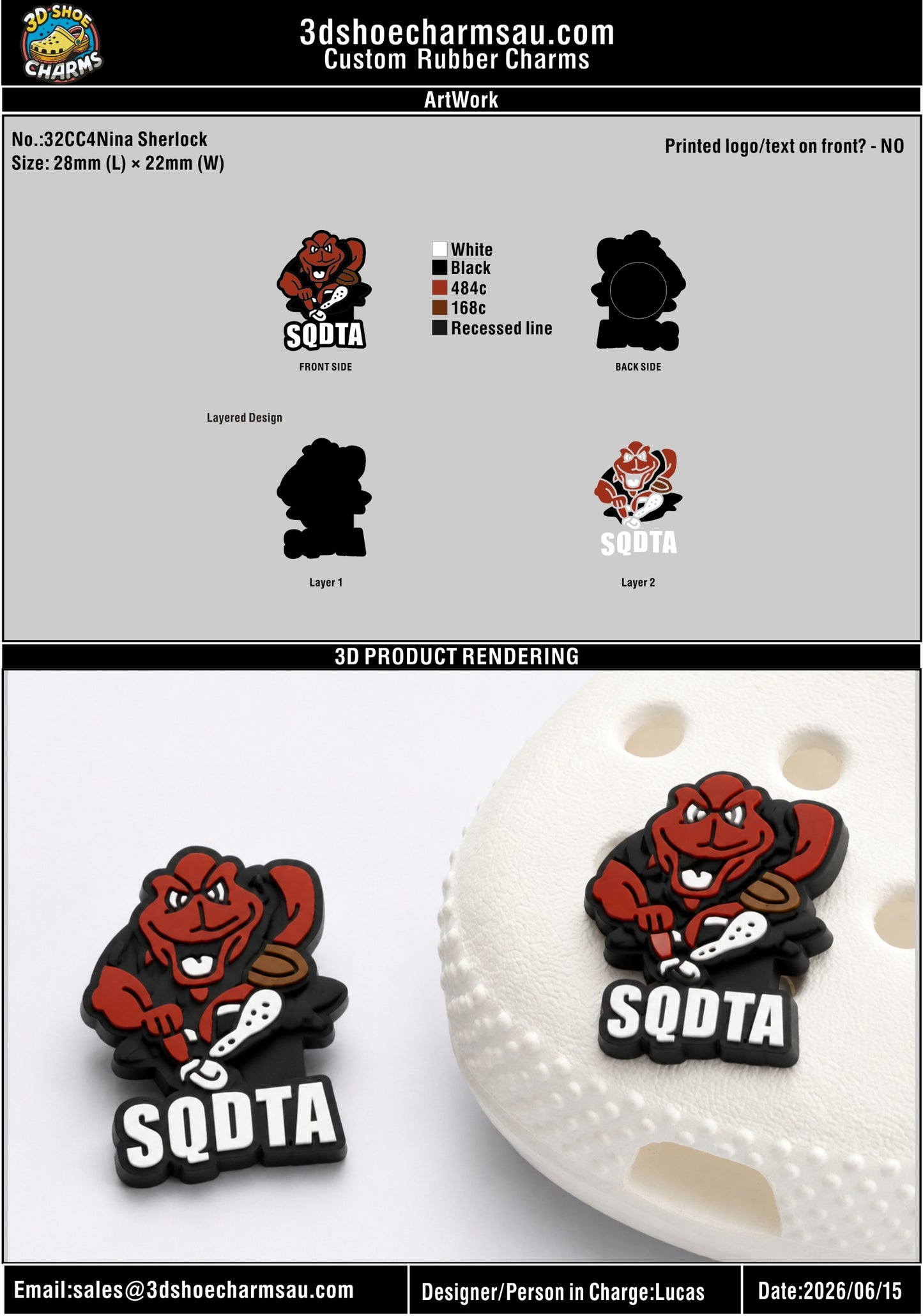 Custom Rubber Clog Charms - 20260616- 32 - 2