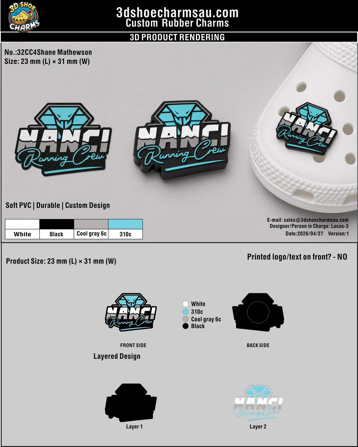 Custom Rubber Clog Charms - 20260509- 32 - 1