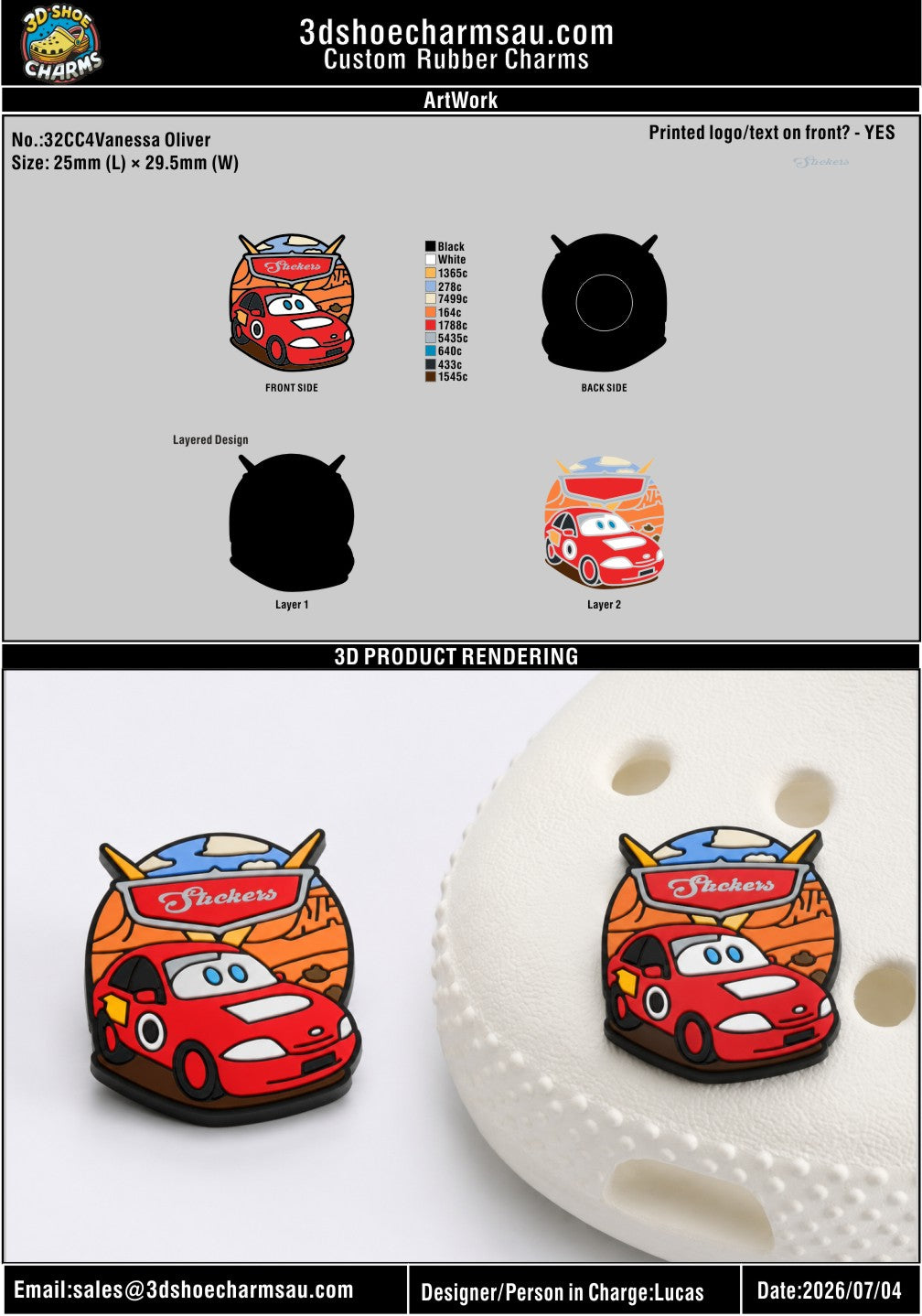 Custom Rubber Clog Charms - 20260706- 32 - 1