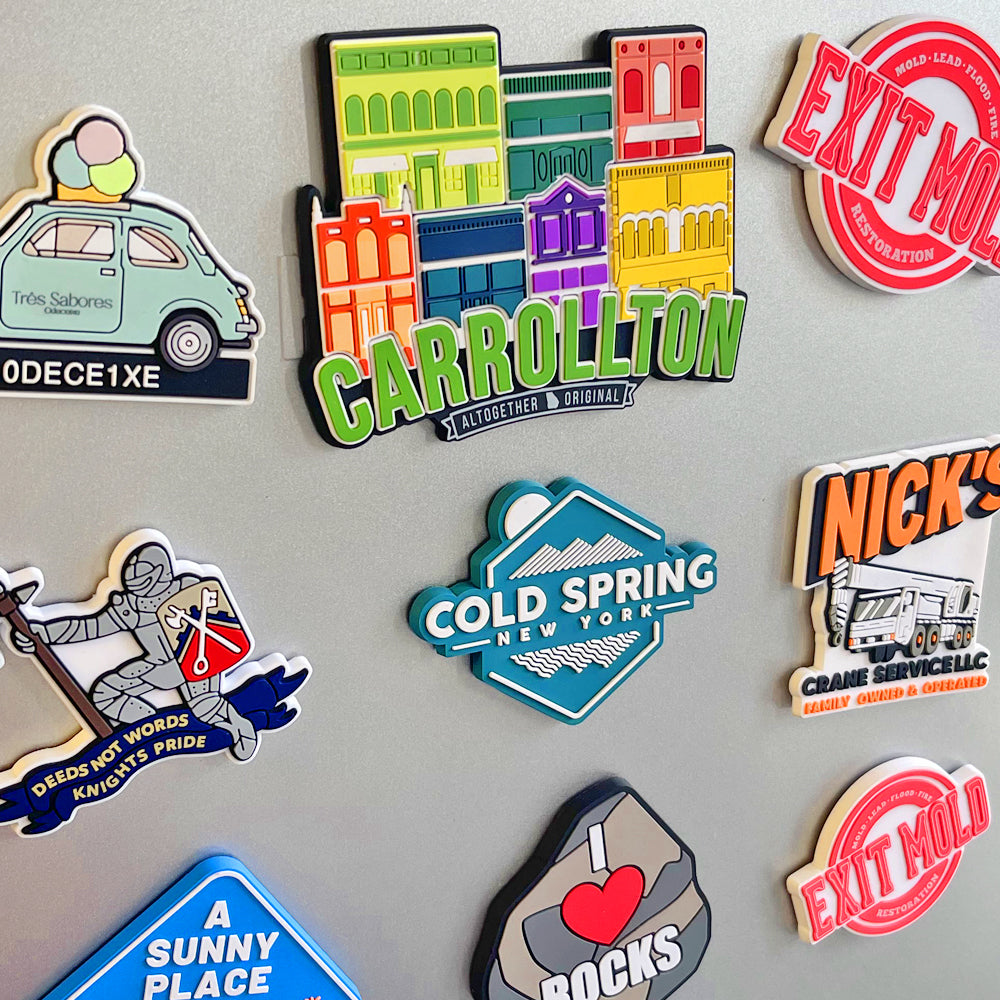 Custom Shaped PVC Fridge Magnet