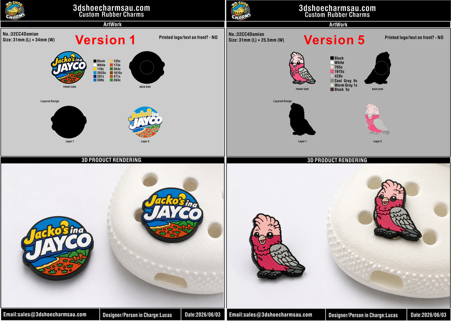 Custom Rubber Clog Charms - 20260613- 32 - 1