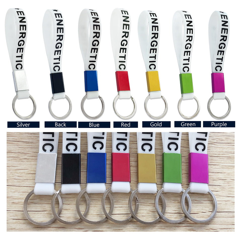 Custom Silicone Wristband Keychains
