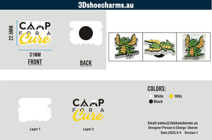 Custom Rubber Clog Charms 03AU03250404CC4Erin