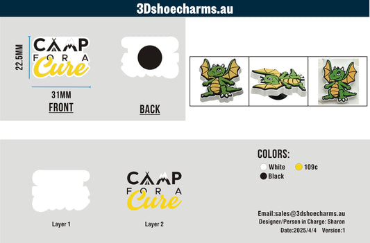 Custom Rubber Clog Charms 03AU03250404CC4Erin