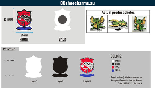 Custom Rubber Clog Charms 03AU03250417CCKate