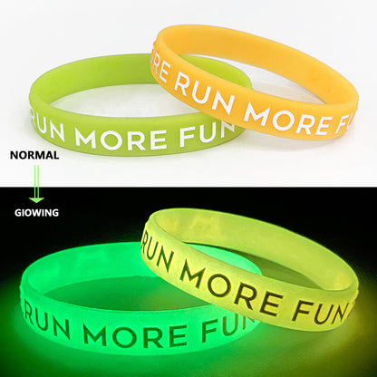 Custom Glow-in-the-Dark Silicone Wristbands