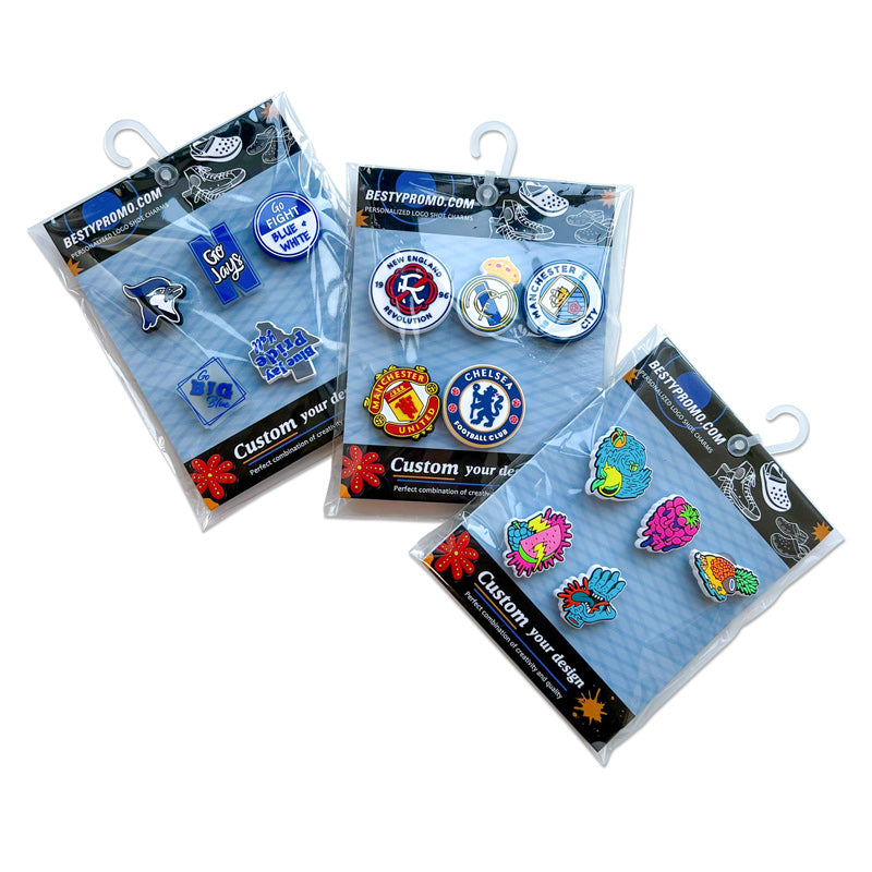Custom Logo Clog Charms - Set of 5