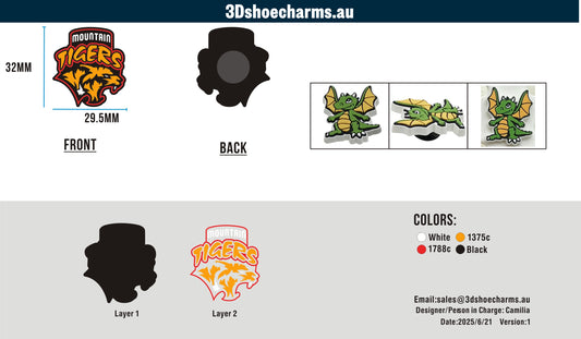 Custom Rubber Clog Charms 15AU250621Nathaniel