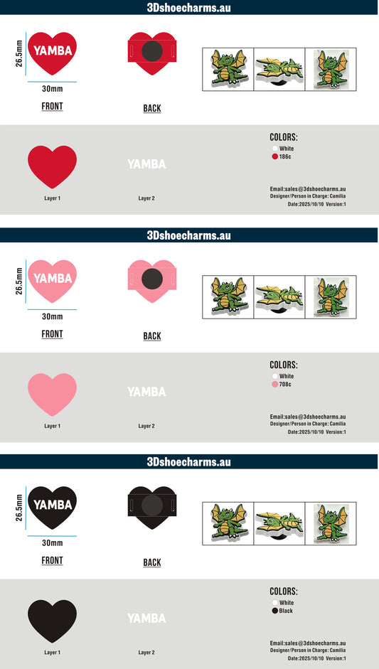 Custom Rubber Clog Charms 15AU251010Lisa