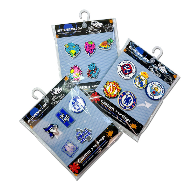 Custom Logo Clog Charms - Set of 5