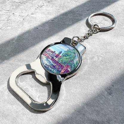 Custom Zinc Alloy Opener Keychains-8S