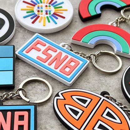 Double-Sided 3D Rubber Keychain