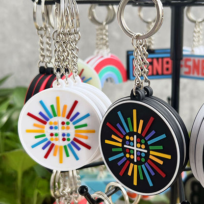 Double-Sided 3D Rubber Keychain