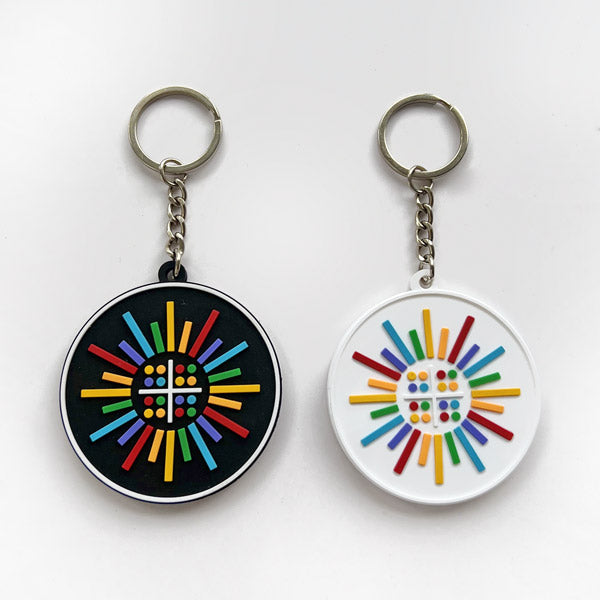 Double-Sided 3D Rubber Keychain