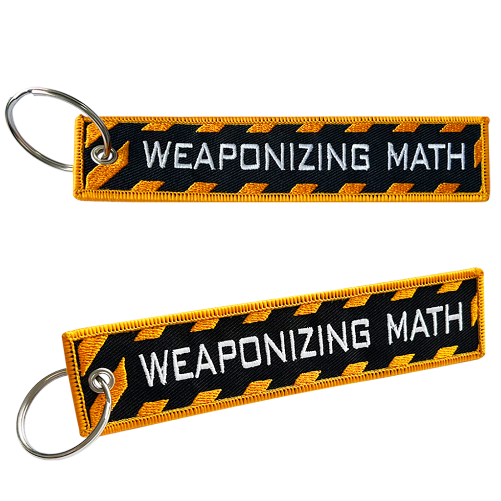 Double-Sided Custom Embroidered Keychain