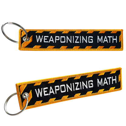Double-Sided Custom Embroidered Keychain