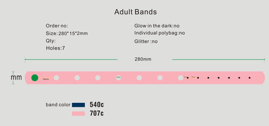 Custom Wristband Brooke-280mm