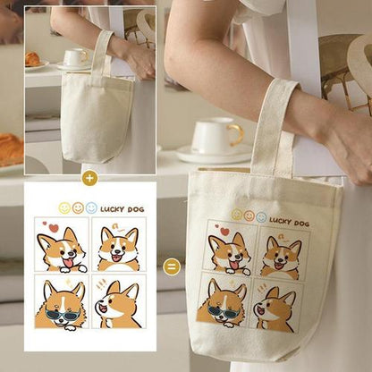 Small Canvas Handbag – Custom Logo