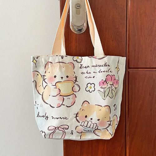 Custom Small Canvas Tote with Logo