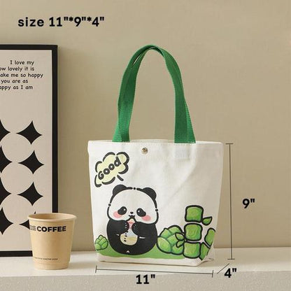 Custom Small Canvas Tote with Logo