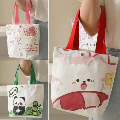 Custom Small Canvas Tote with Logo