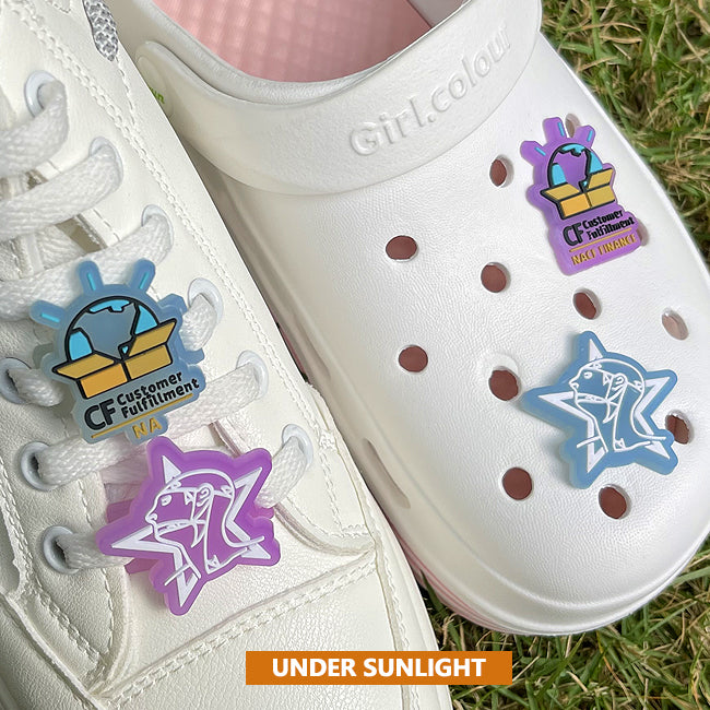 Custom UV Reactive Versatile Shoe Charms