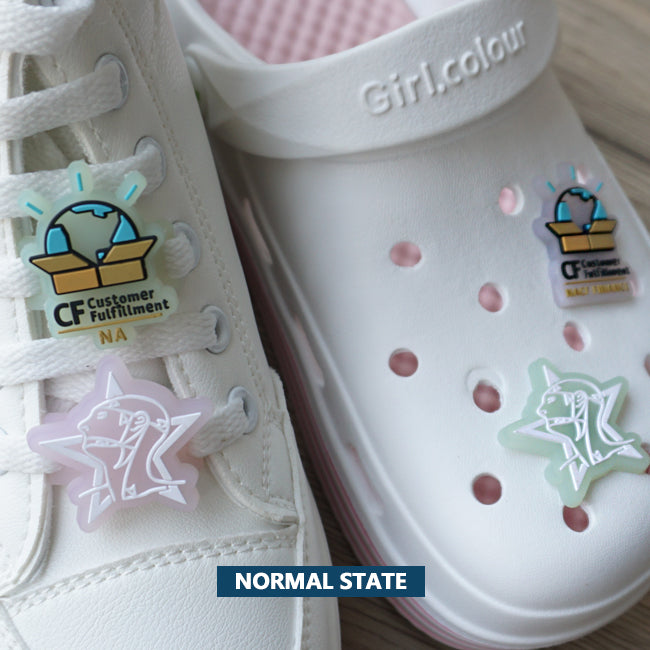 Custom UV Reactive Versatile Shoe Charms