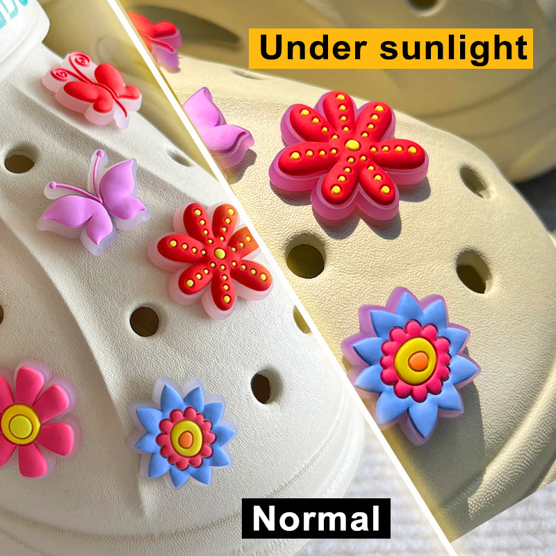 Custom UV-Reactive Clog Charms