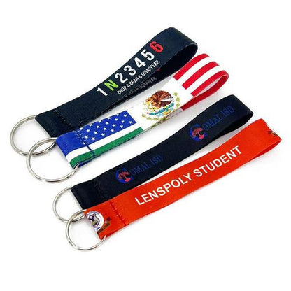 Custom Polyester Strap Keychain