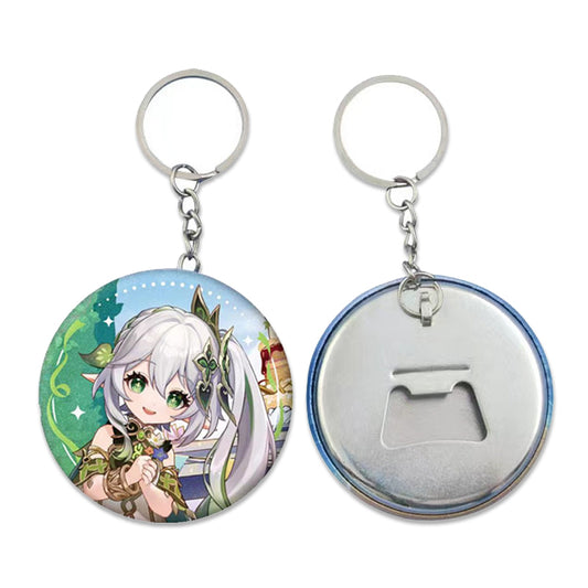 Personalized Metal Tin Bottle Opener Keychain