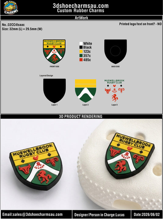 Custom Rubber Clog Charms - 20260604- 32 - 3