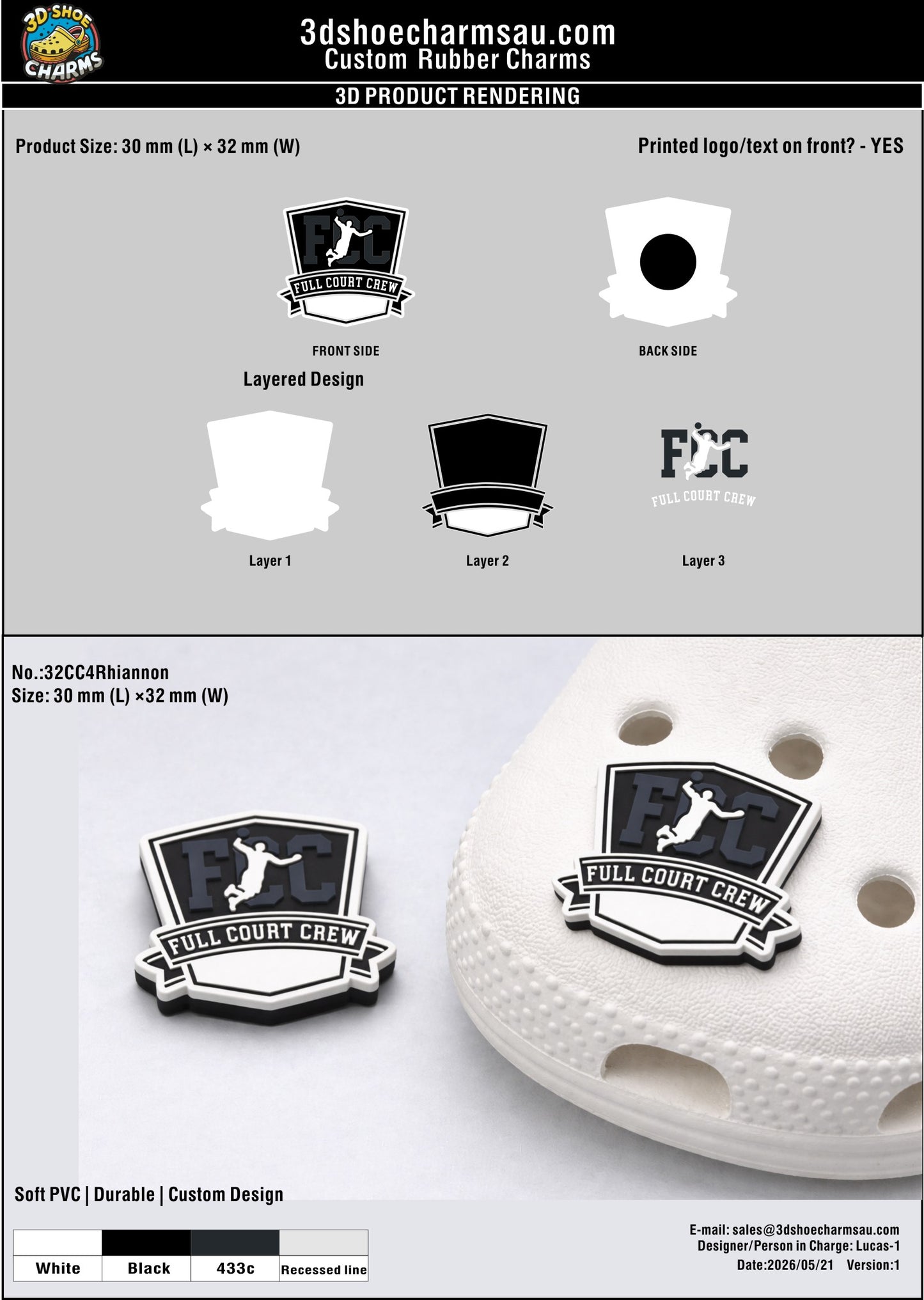 Custom Rubber Clog Charms - 20260601- 32 - 2