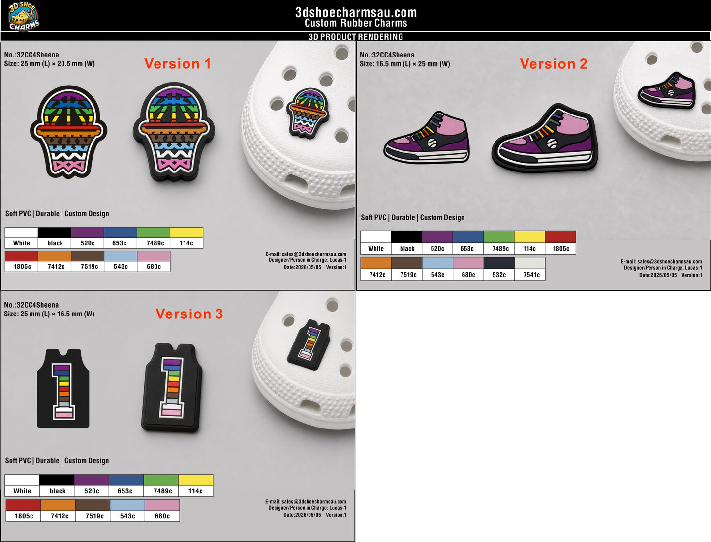 Custom Shoe Charms (With Shoe Lace Clip ) - 20260507- 32 - 2