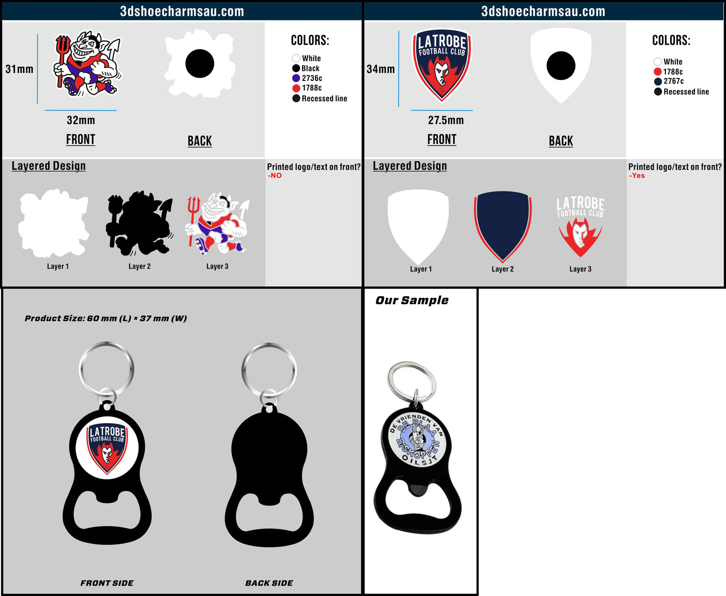 Custom Shoe Charms & Bottle Openers 32CC&BO4Angela Timmerman 20260316