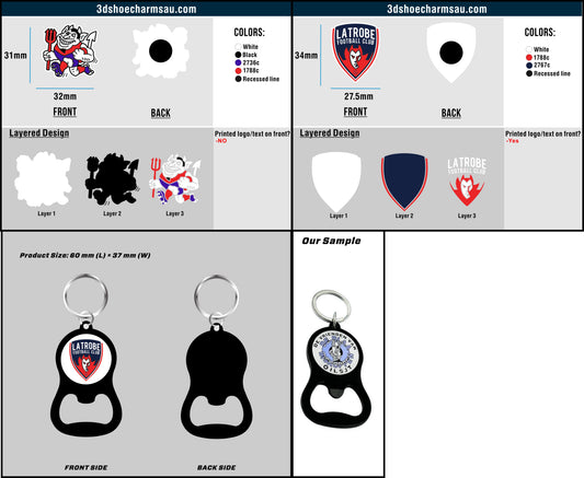 Custom Shoe Charms & Bottle Openers 32CC&BO4Angela Timmerman 20260316