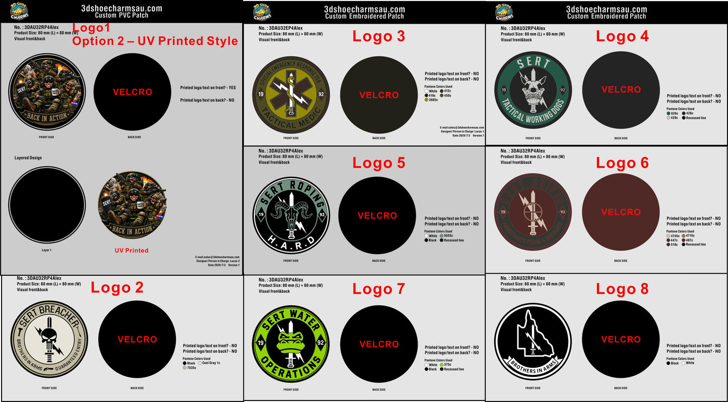 Custom Embroidered Patch & PVC Patch  - 20260706- 32 - 2