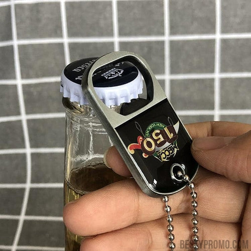 Custom Dog Tag Necklace With Opener-Besty Promo