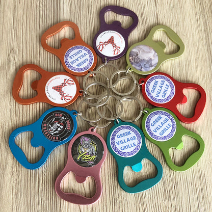 Custom Aluminium Bottle Opener Keychains-8S