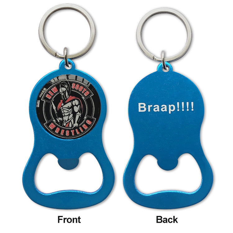 Custom Aluminium Bottle Opener Keychains-8S