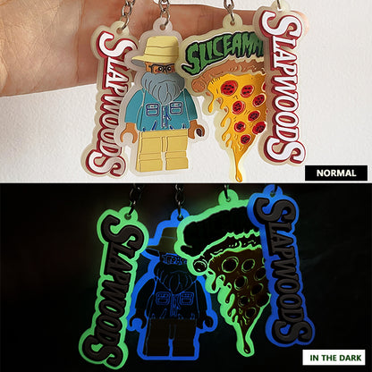 Custom Glow-in-the-Dark 3D Rubber Keychains