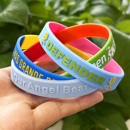 Custom Segmented Silicone Wristbands