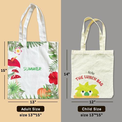 Custom Canvas Tote Bag – Double-Sided Printing
