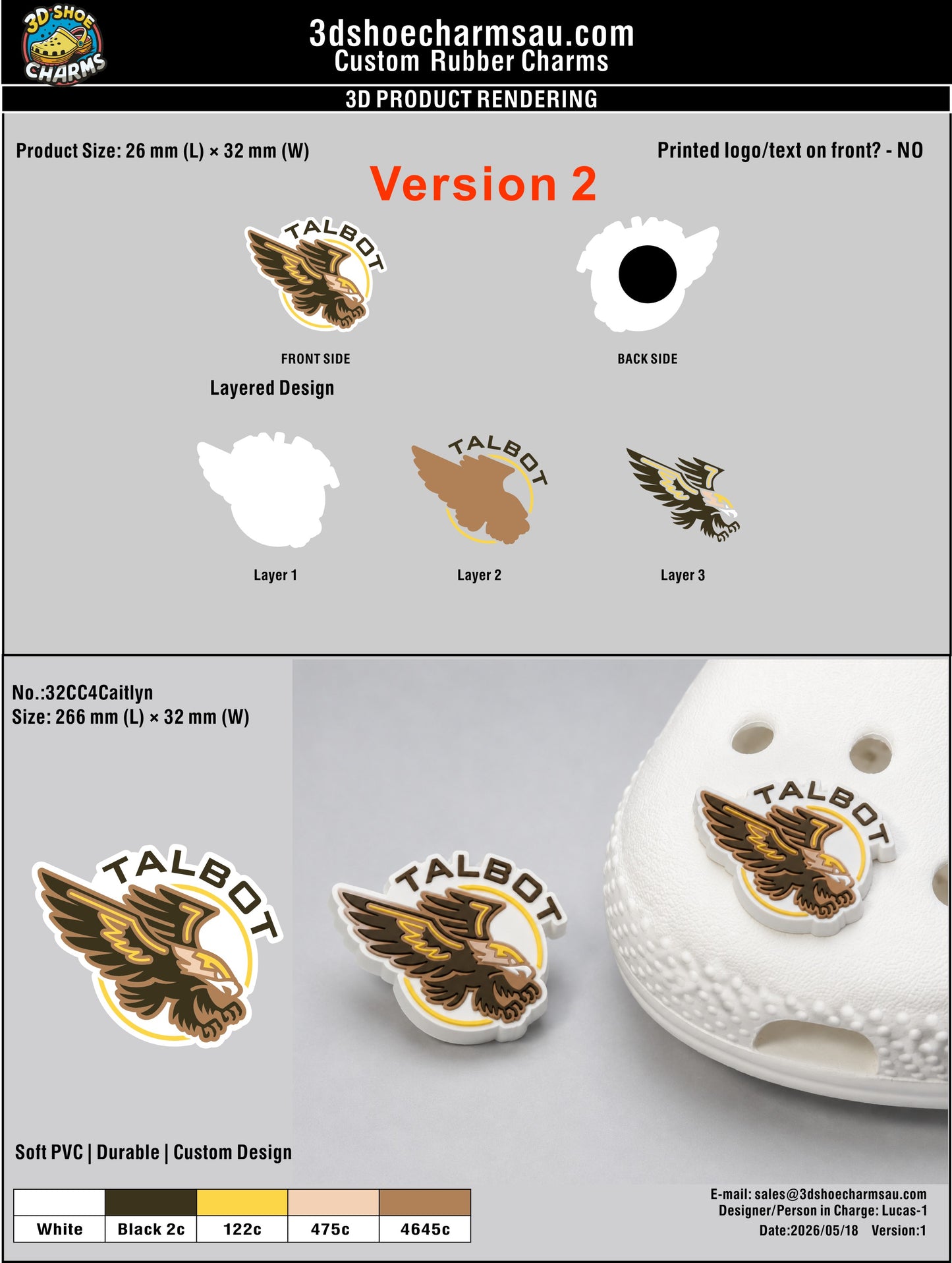 Custom Rubber Clog Charms - 20260525- 32 - 1