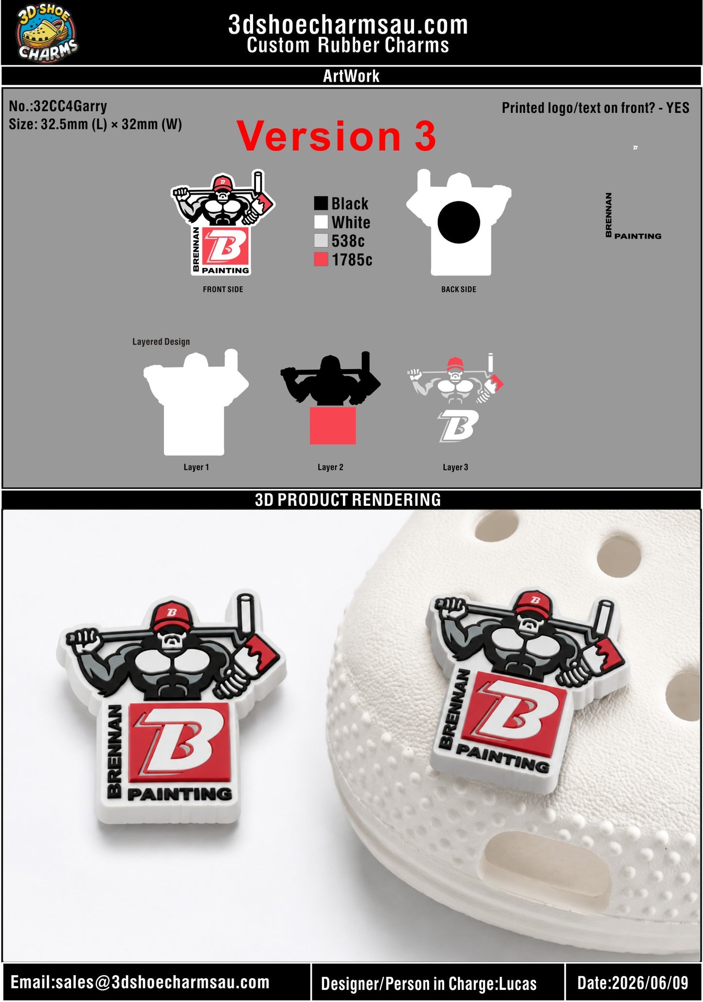 Custom Rubber Clog Charms - 20260611- 32 - 1