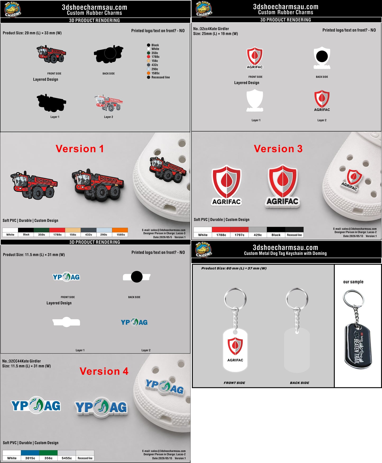 Custom Clog Charms & Metal Dog Tag Keyrings - 20260520- 32 - 2