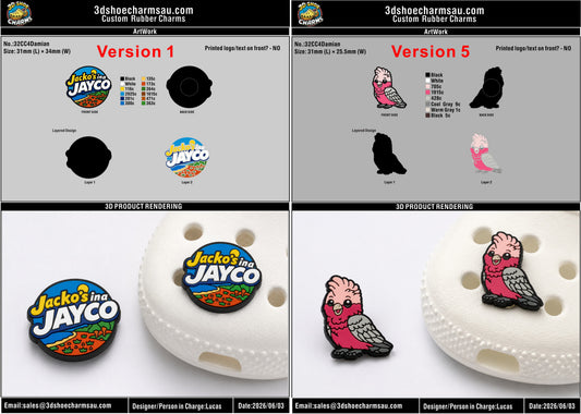 Custom Rubber Clog Charms - 20260613- 32 - 1