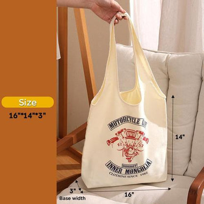 Custom Canvas Shoulder Bag with Logo