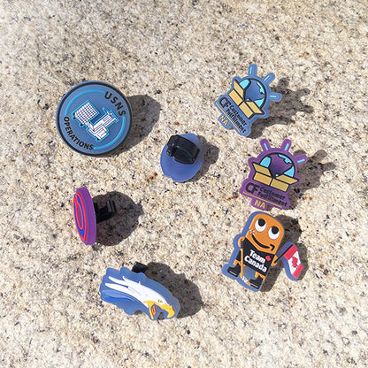 UV Reactive PVC Shoelace Charm